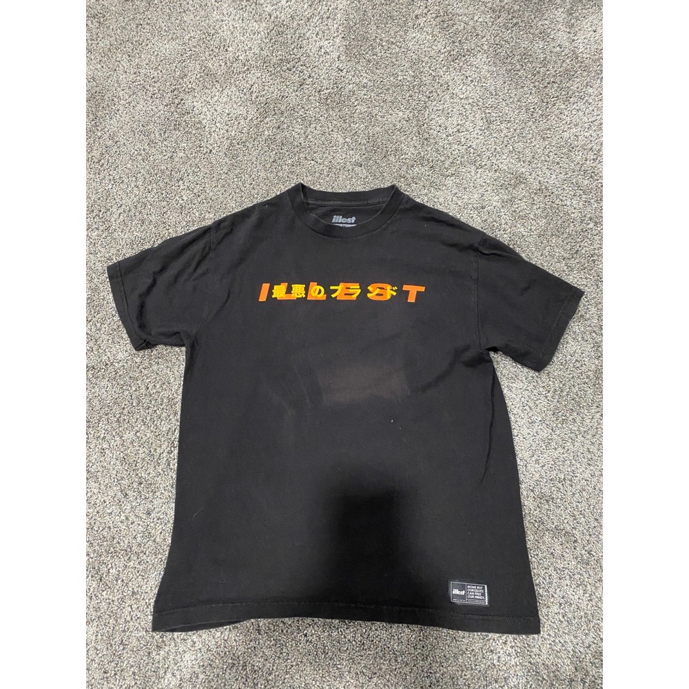 Illest Graphic T-Shirt Mens Medium Black Good JDM Nissan GTR Streetwear Tee